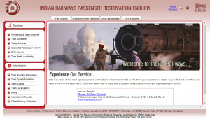 New Indian Railway Website – Fresh Look